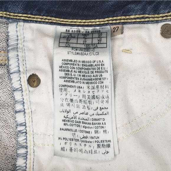Guess LA 1981 Skinny Blue Jeans - Picture 8 of 9